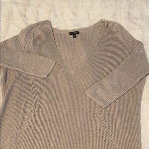 EXPRESS tunic v-neck sweater